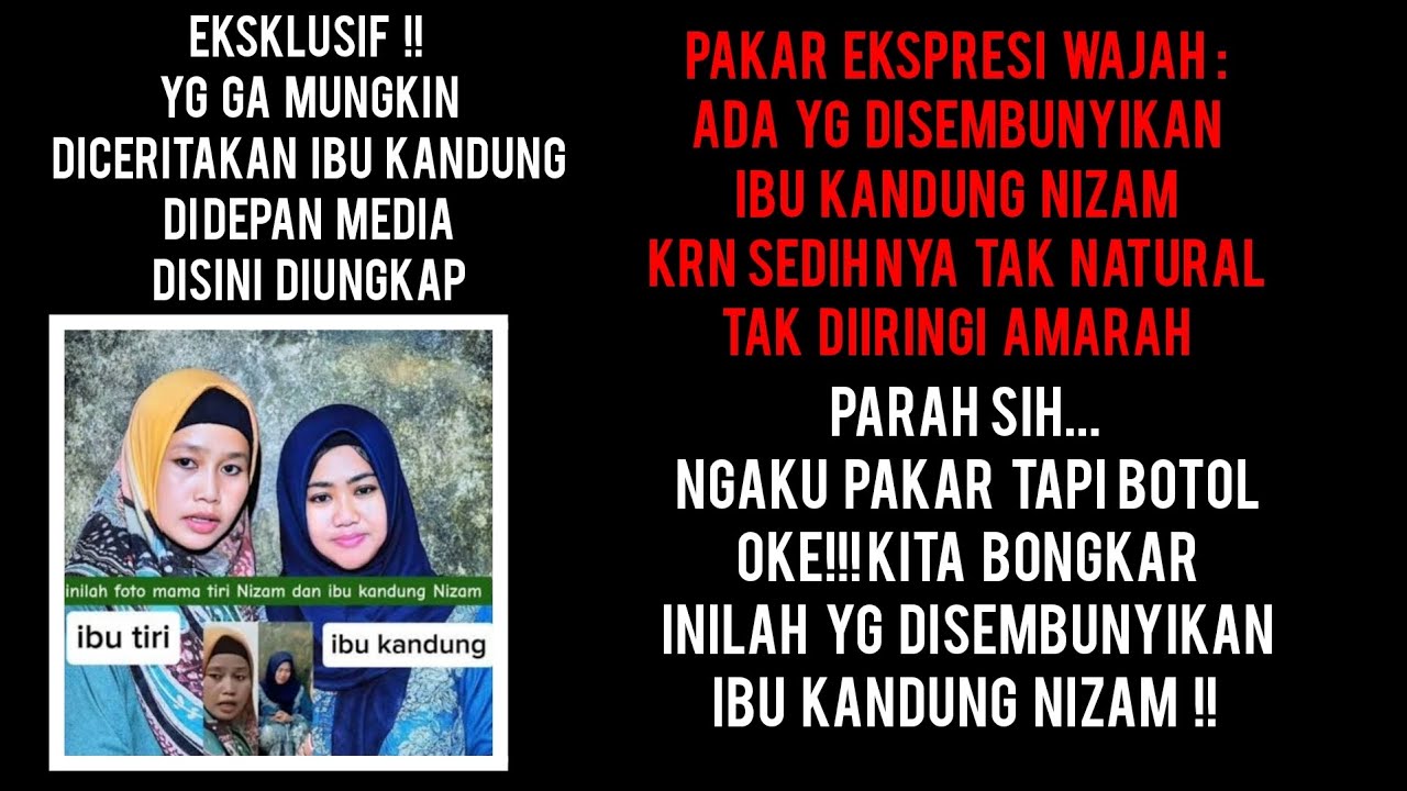 ADA YG DISEMBUNYIKAN IBU KANDUNG NIZAM! SEDIH NYA GA NATURAL GA ADA UNSUR AMARAH. 