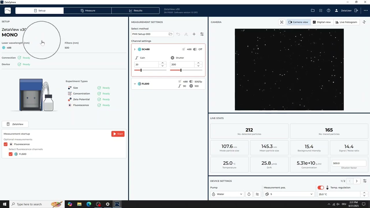ZetaSphere Introduction &ndash; Full Software Overview (ZetaView / NTA / Nanoparticle Analysis)