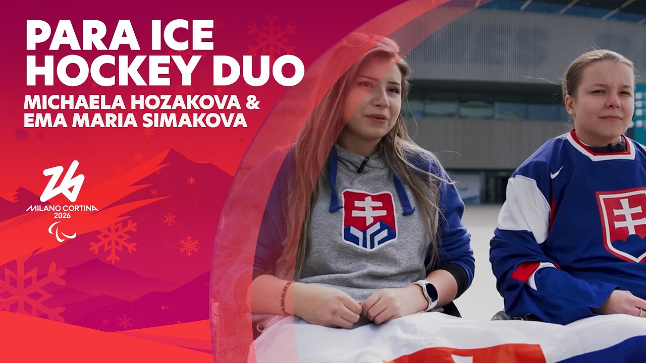 On the Ice Together 🏒❄️ | Michaela Hozakova & Ema Maria Simakova Feature | Milano Cortina 2026