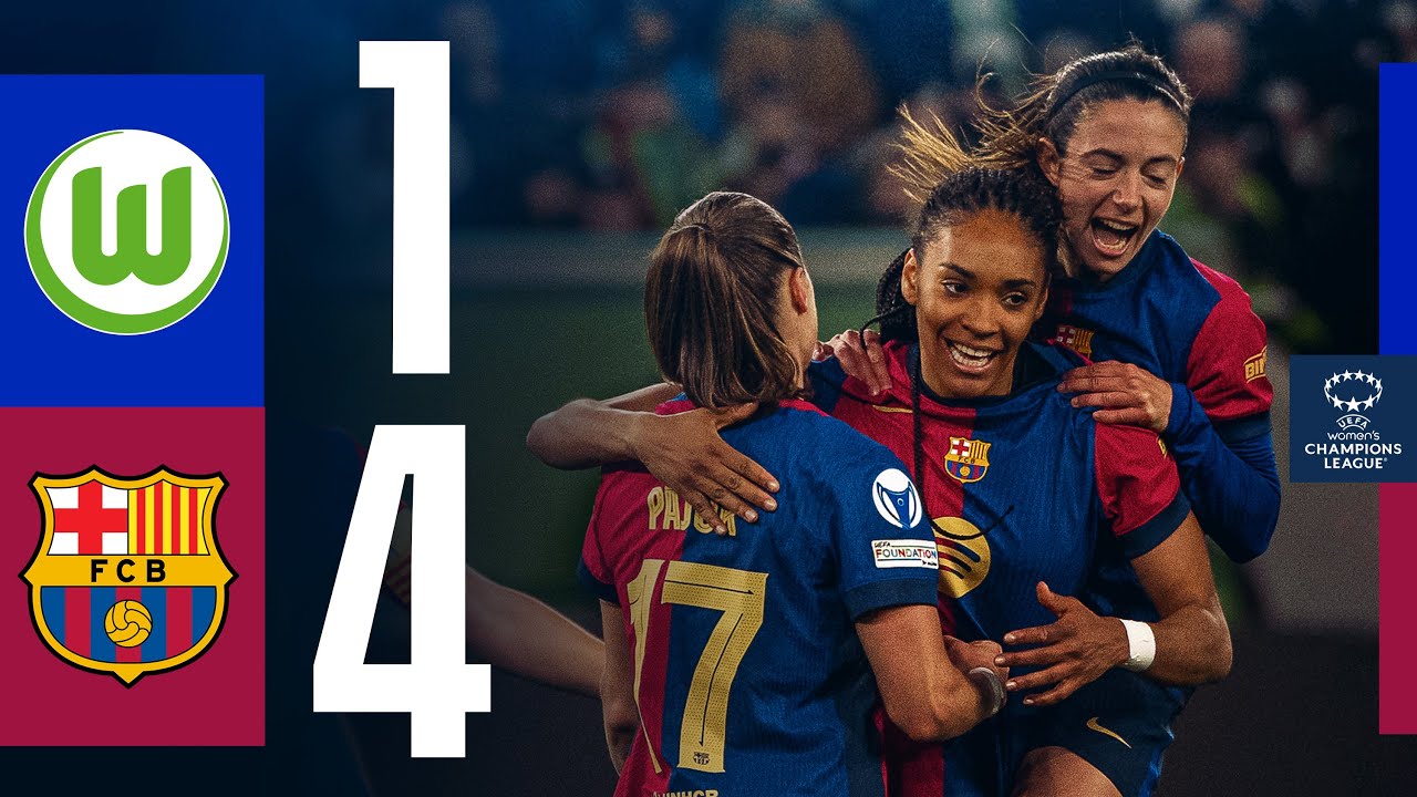 WOLFSBURG 1 vs 4 FC BARCELONA | UEFA WOMEN'S CHAMPIONS LEAGUE I HIGHLIGHTS 🔵🔴