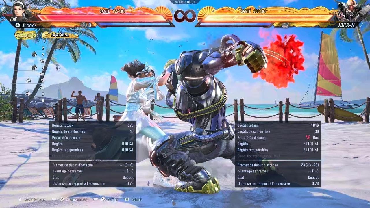 TEKKEN8 Vs Jack-8 punition entre