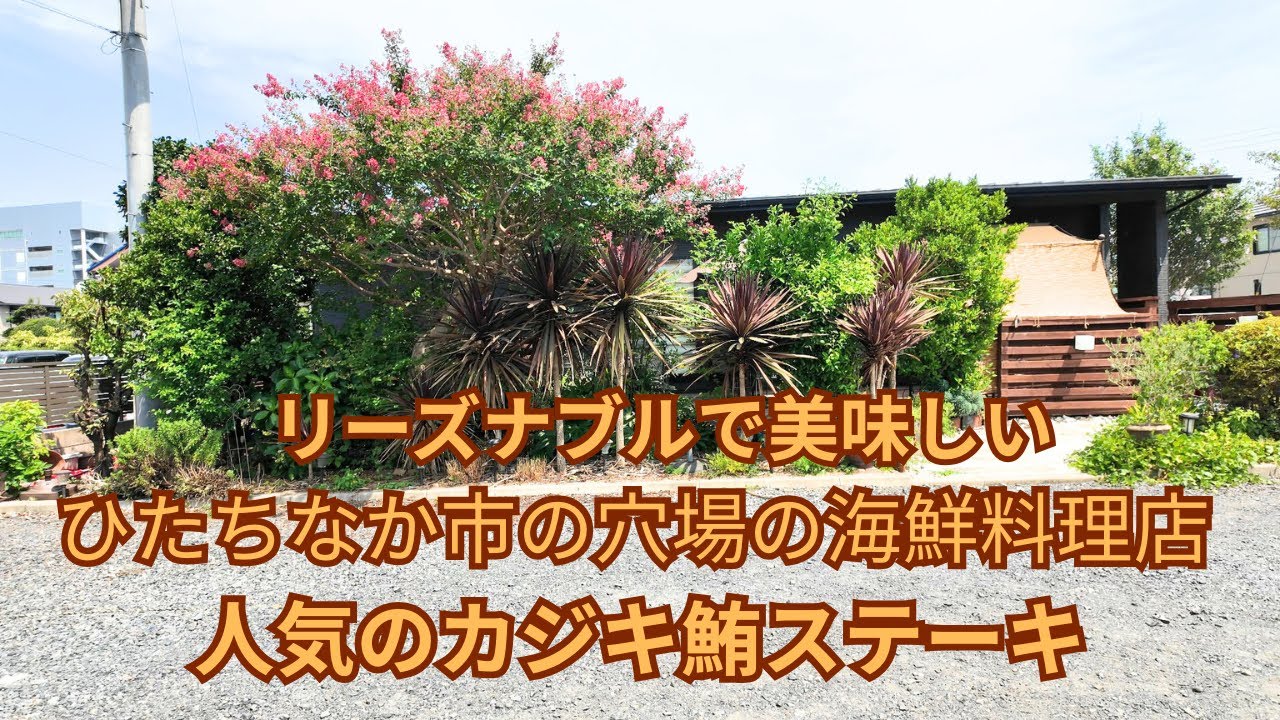 （vlog）茨城県ひたちなか市の穴場、「浜漁」さんはコスパよくボリューム満点、超美味しいカジキ鮪料理のお店。