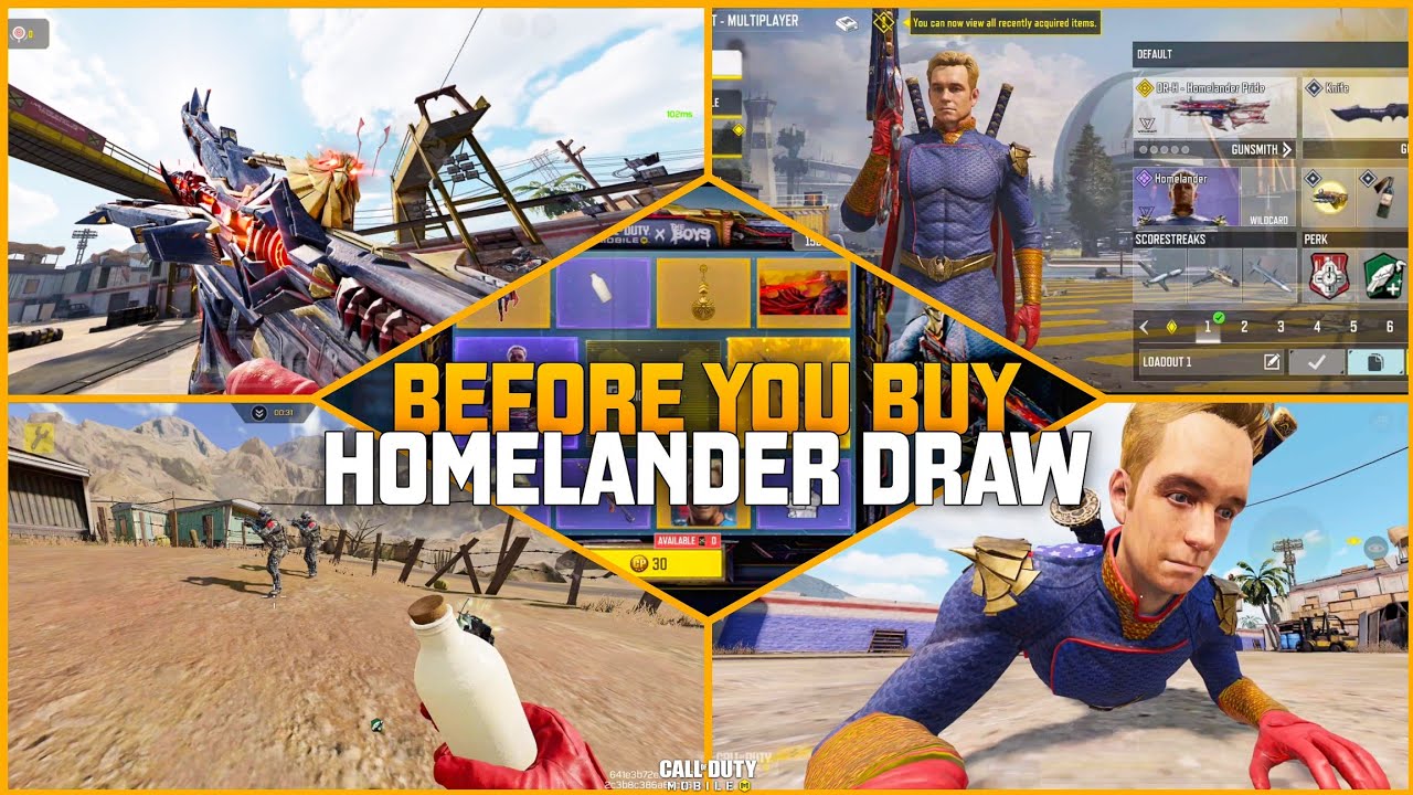 New Homelander Draw In Codmobile Detailed Showcase | BEST Epic Character? | CoDM Leaks Season 5
