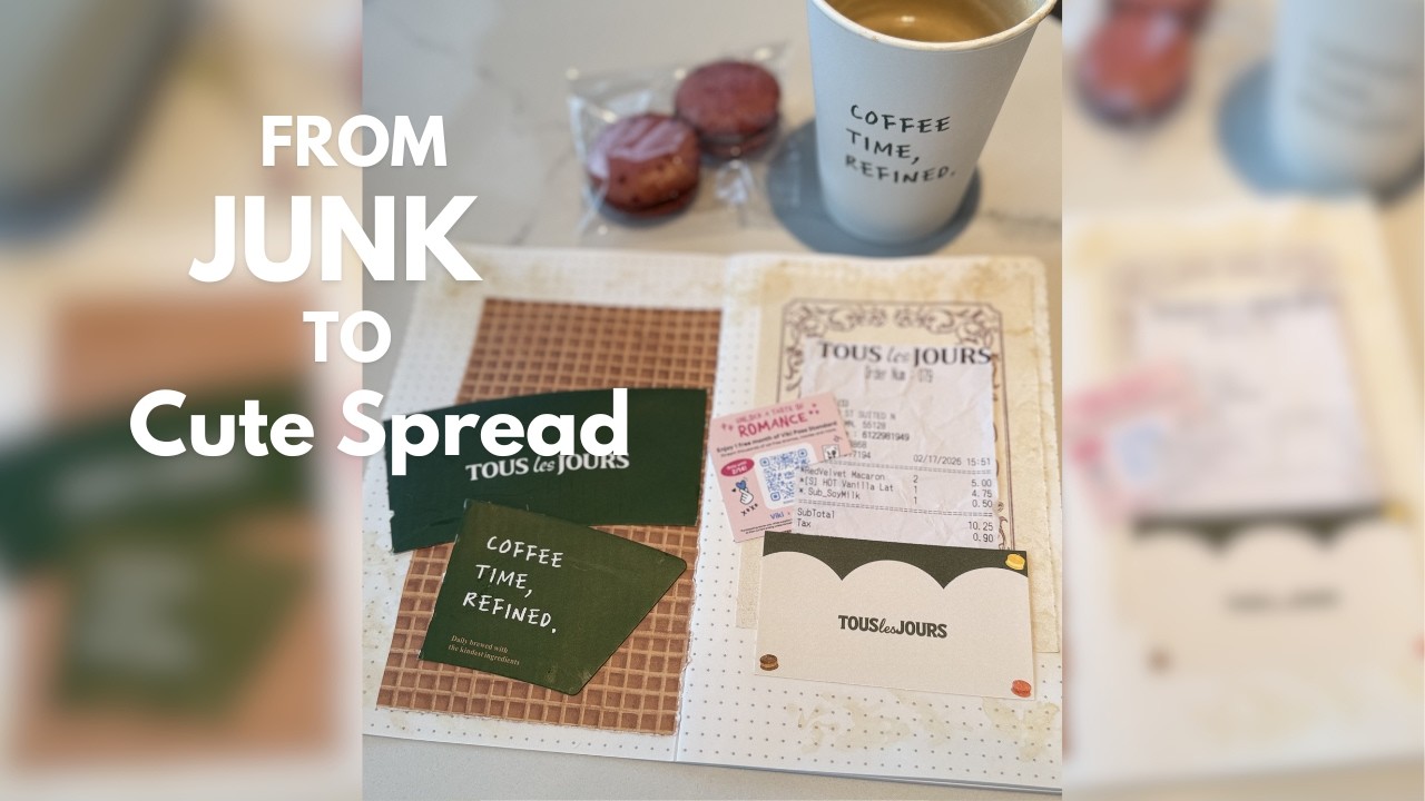 Coffee Shop Journaling | Using Real Café Junk