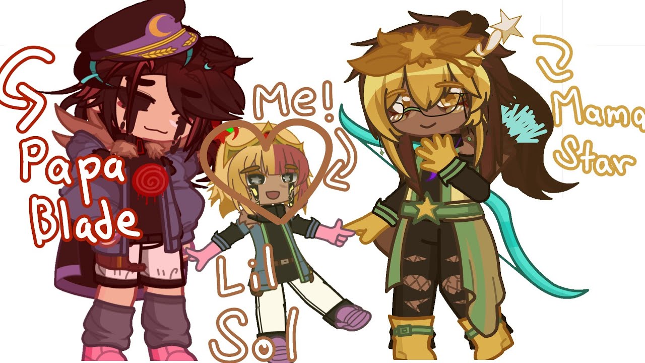 Papa Zhongli(👨),Mama Nahida(👩)||M3M3,Trend,Sans Aus,My Au||ft:Driller♥️💛||Red_Blob