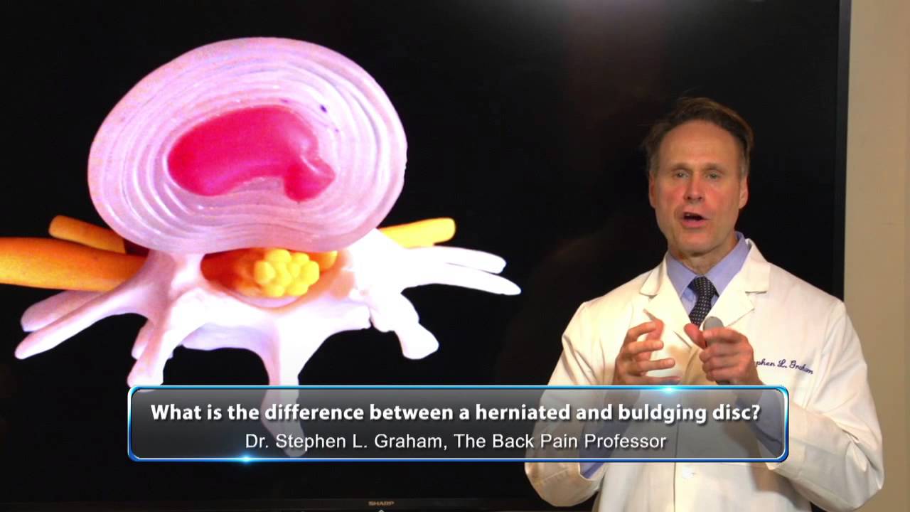 Louisville Chiropractor Stephen Graham Describes The Difference Between Bulging And Herniated Disc