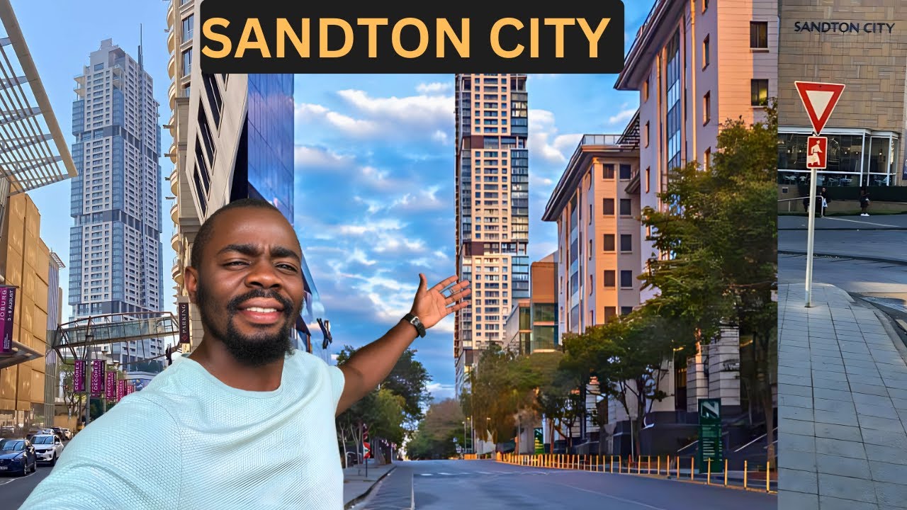 SANDTON CITY in Johannesburg will shock you!!!😱(Super Clean & Developed)