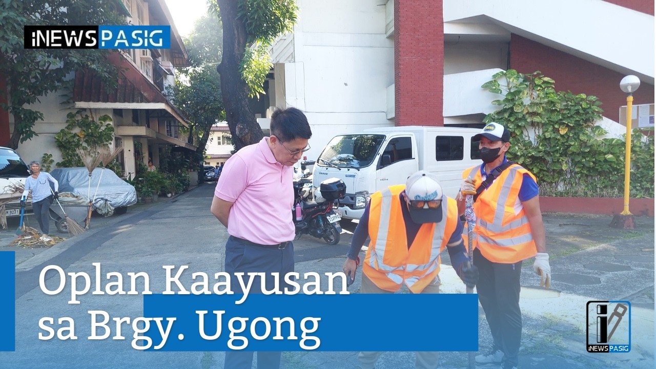 Cong. Roman Romulo bumisita sa Oplan Kaayusan sa Brgy. Ugong