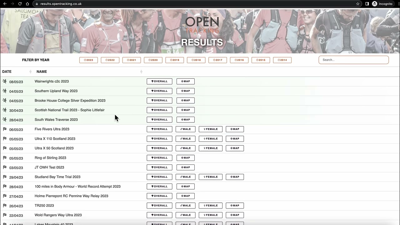 Download your GPX file