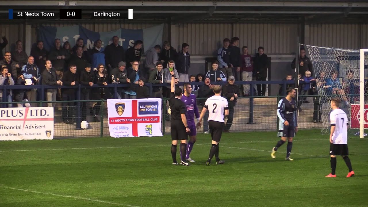 St Neots Town 3-1 Darlington - FA Trophy - 2014/15