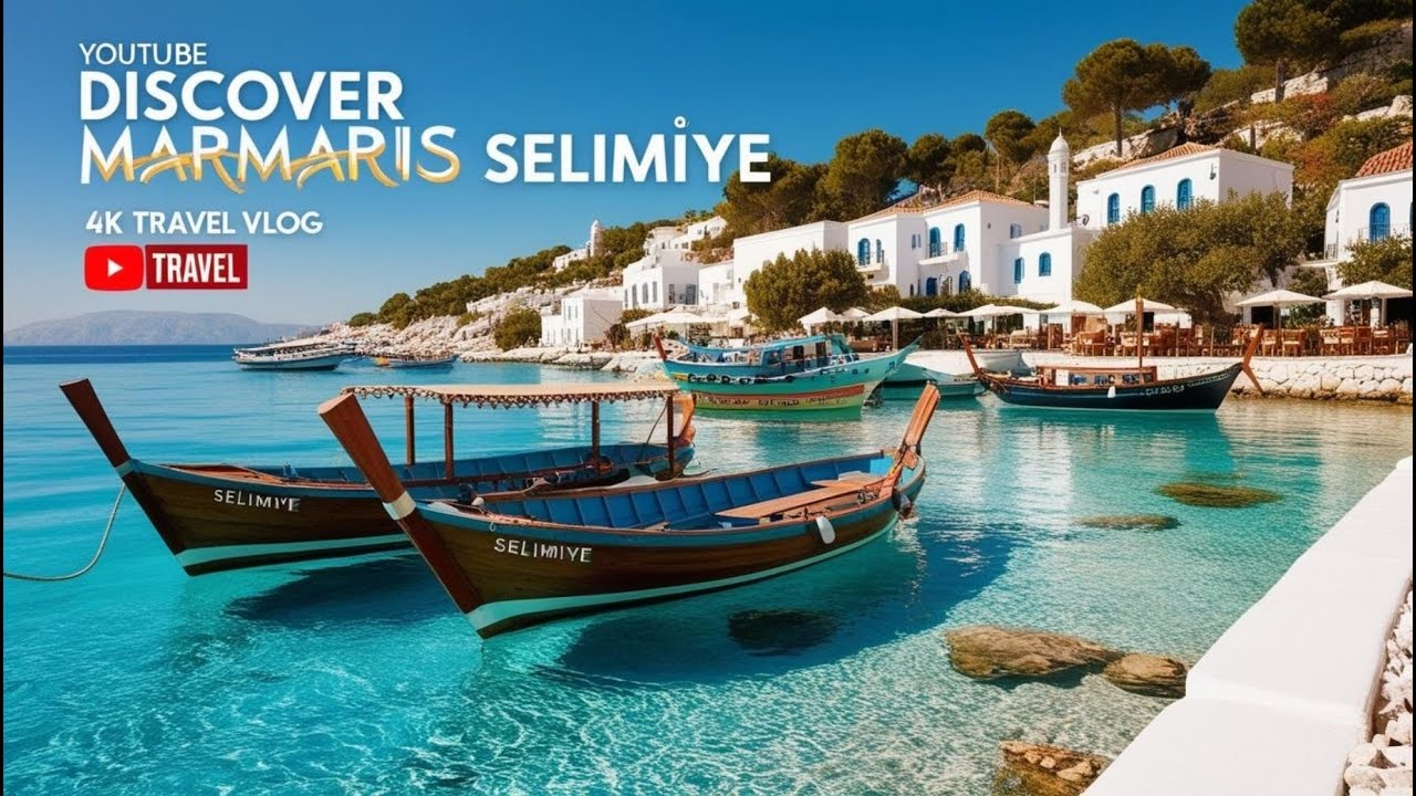 Discover the Beautiful Turkish Coastline: Marmaris Selimiye | 4K Travel Vlog