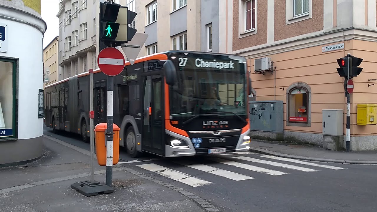 MAN Lion's City Hybrid _ Linz _ Museumstraße-Graben _ 2021 01 25
