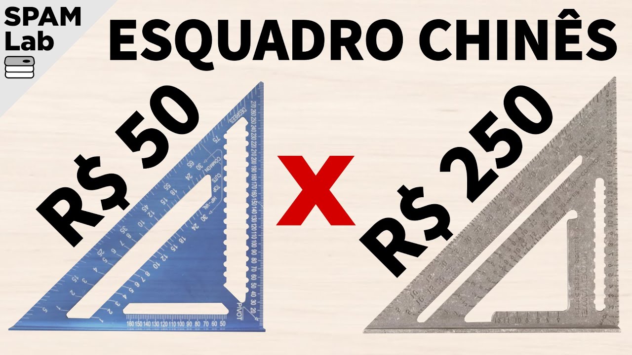 [Review] Esquadro de marceneiro Chinês - Vale a pena?