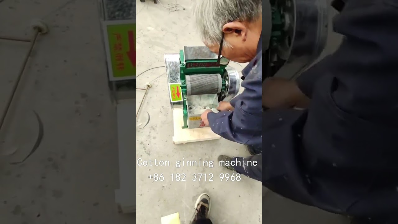 mini portable roller cotton ginning machine cotton gins machine cotton seed fiber separating machine