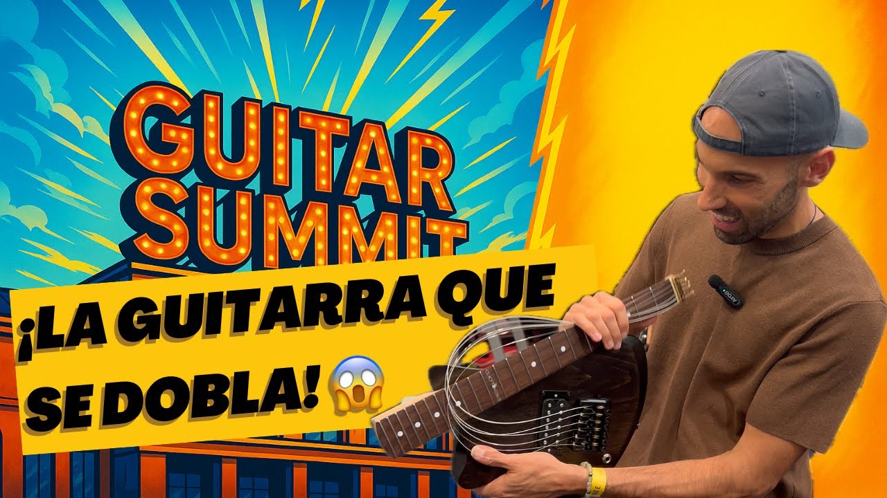 La guitarra que SE DOBLA 😱 | Día 1 en el Guitar Summit