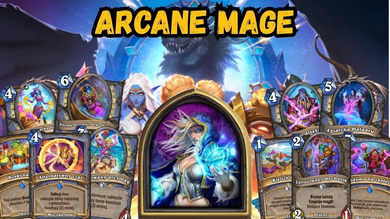 Arcane Mage - Najefektywinejszy deck do Maga! (Across The Timeways) (naprawiona jakość)