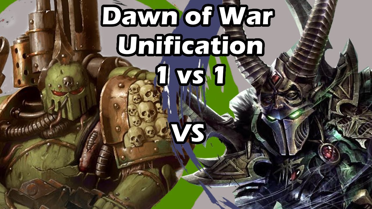 Dawn of War Unification: 1 на 1 Гвардия Смерти (Фокус) против Тёмных Эльдар (Гриндан)