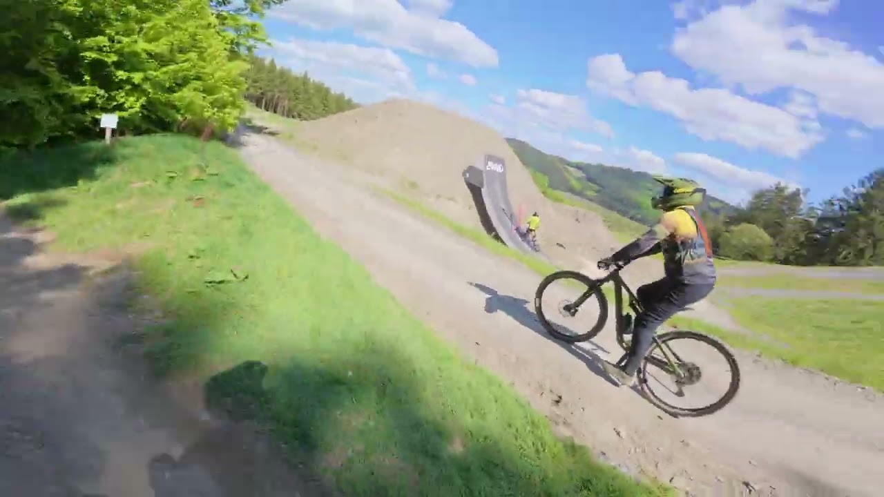 Andreas in action - Green Hill Bikepark