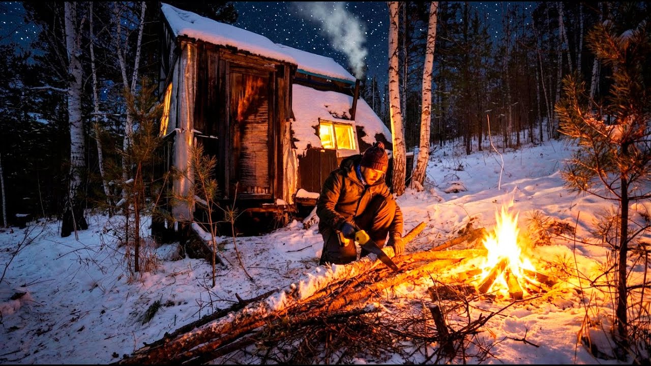Winter Days in a Forest House