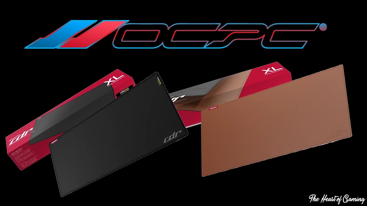 OCPC Gaming Mouse Pads (CDR-Cordura and LTR-Leather)