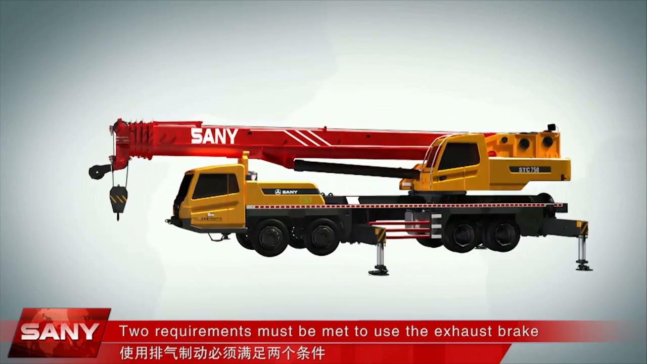 Hướng dẫn vận hành cẩu SANY STC750 mới 100% - LH: 0936203868