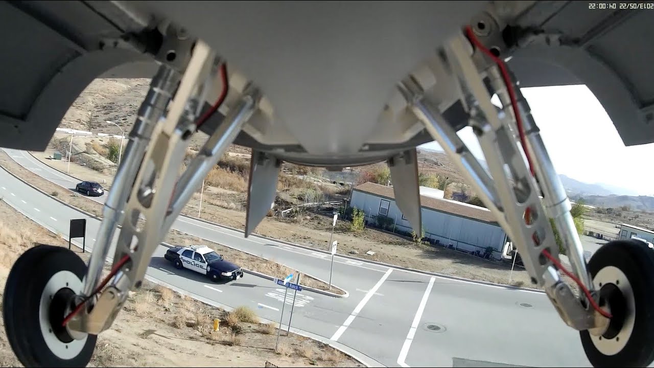Freewing F-16C Mobius 1080p Rear facing.