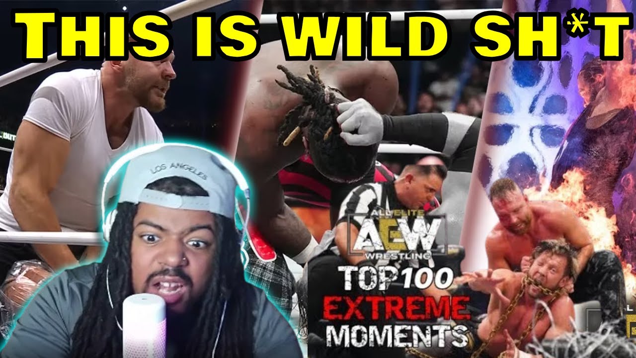 WWE Fan Reacts to AEW TOP 100 EXTREME MOMENTS