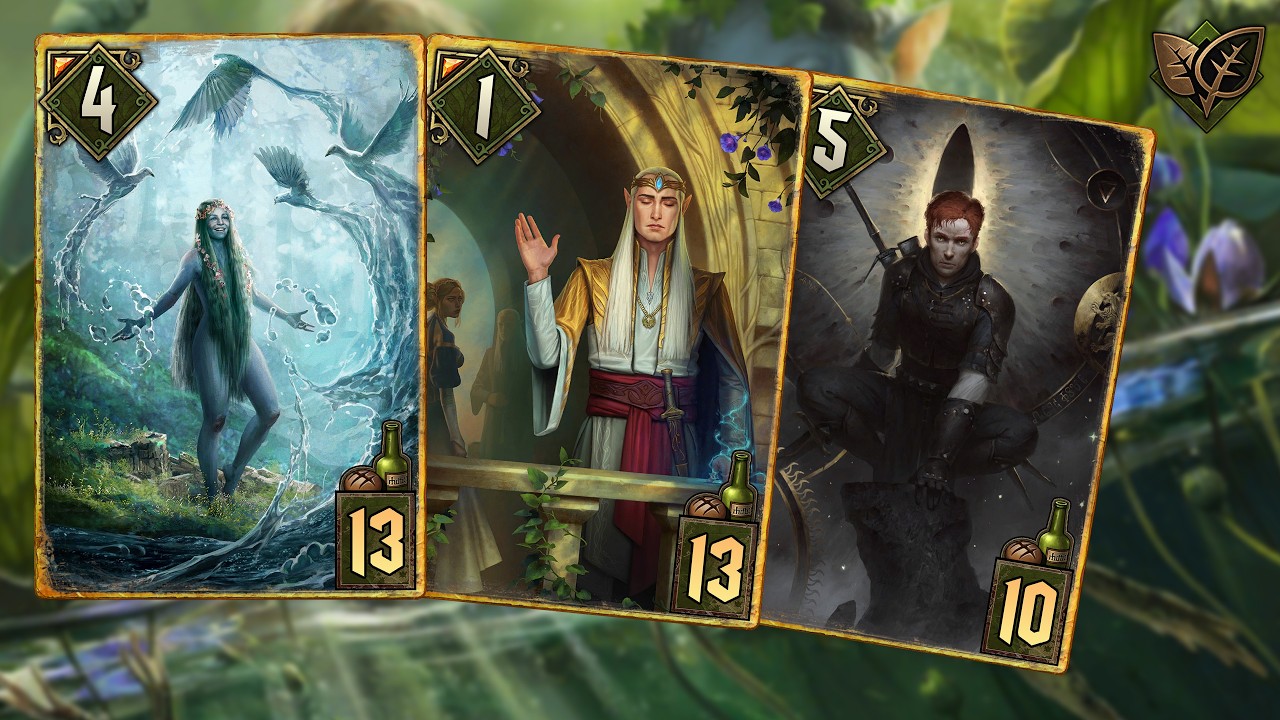 GWENT 14.1 - Scoia'Tael :  Don de la nature / Aucween, Simlas et Gezras (Rang 13) [FR]