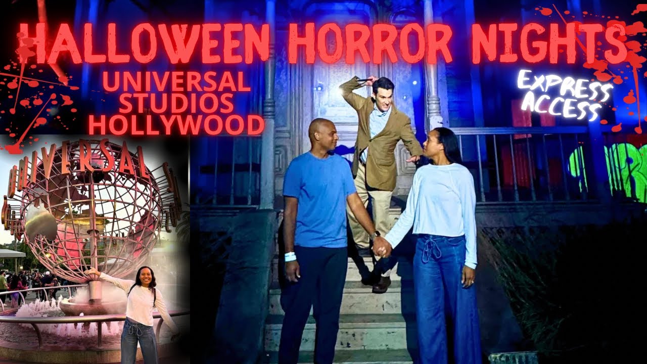 Fun (Scary) Date Night at Halloween Horror Nights Hollywood Universal Studios | 8 Haunted Houses!