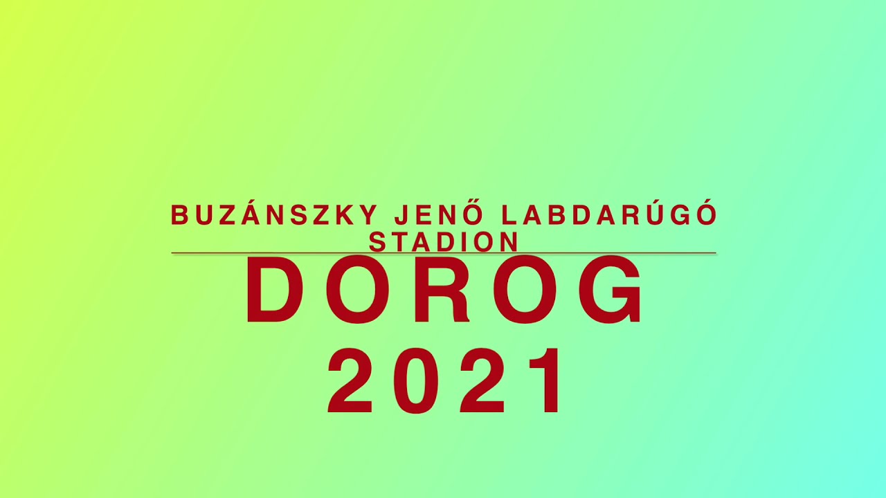 Buzánszky Jenő Labdarúgó Stadion 2021.