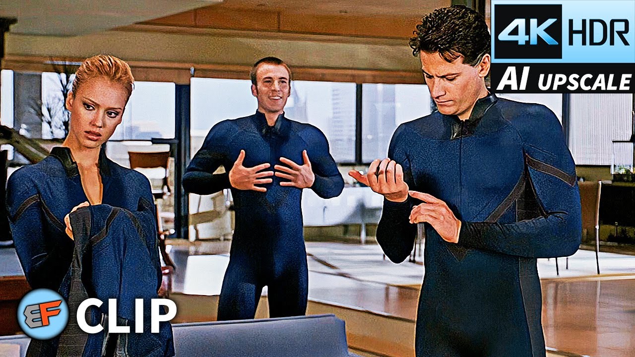 Reed Richards Designs The Suits Scene | Fantastic Four (2005) 4K HDR Movie Clip