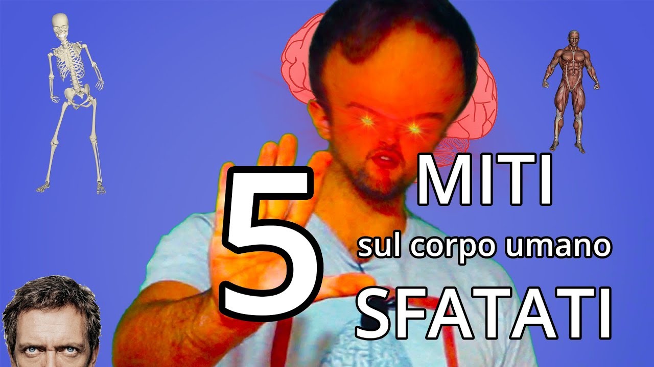5 MITI da sfatare sul corpo umano #1 - Spiegazione
