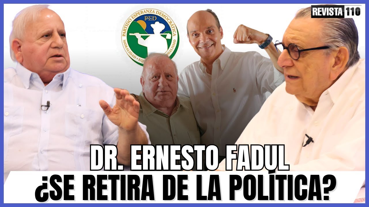 Dr. Ernesto Fadul le responde todo a Julio Hazim: ¿Se retira de la política?