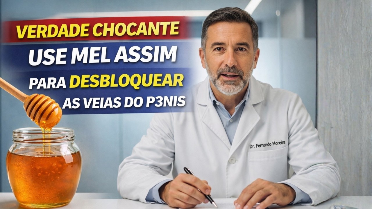 Homens 60+: Use mel assim antes de dormir e surpreenda-se com a melhora da circulação! || Dr.Moreira