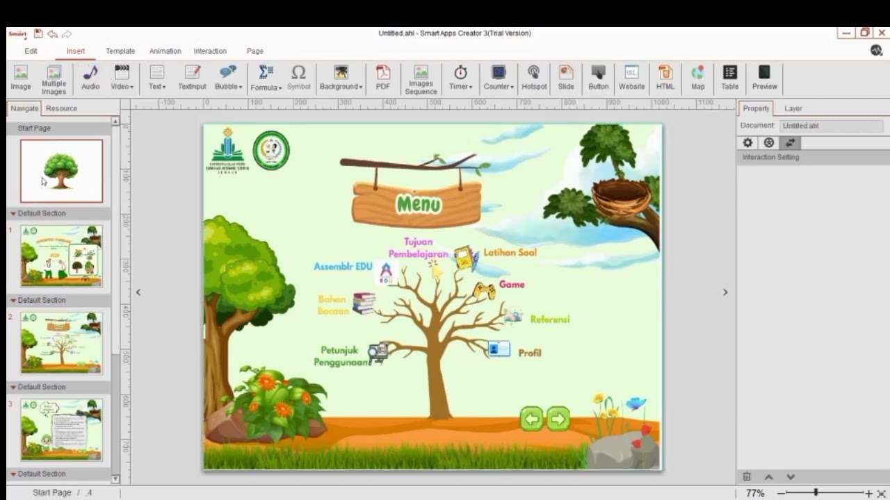 SMART APPS CREATOR TUTORIAL FOR LEARNING MEDIA