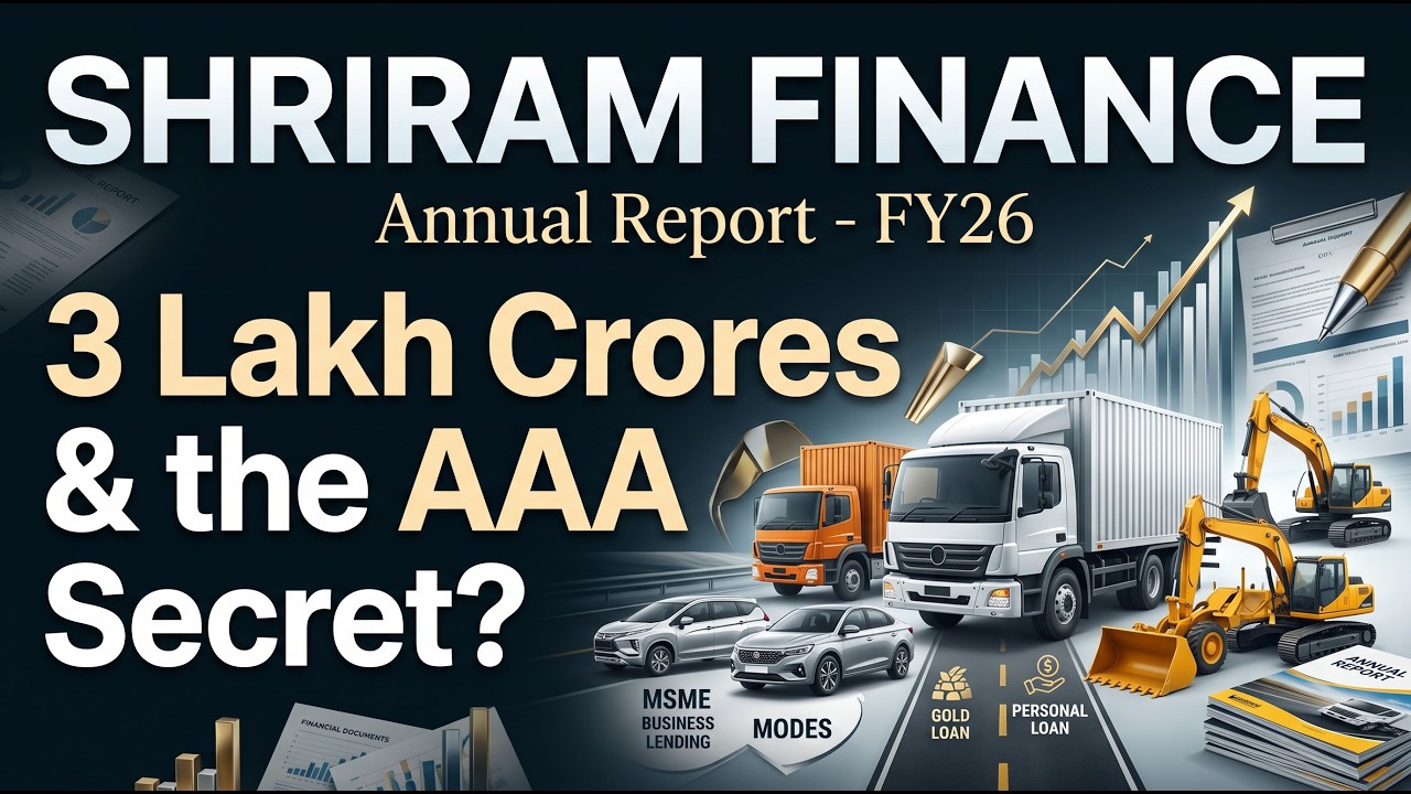 SHRIRAM FINANCE Share FY26: ₹3 Lakh Crore AUM, AAA Rating & The Japan Deal | Annual Report FY26 |