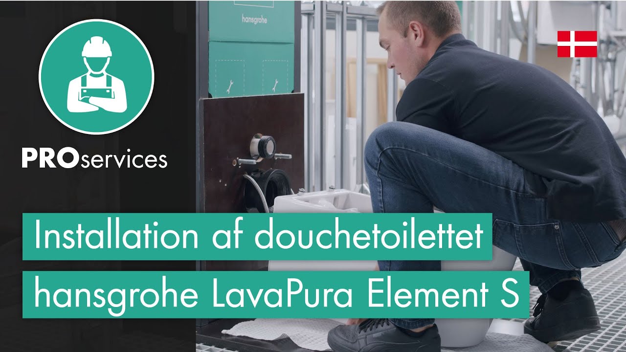 Installation af douchetoilettet hansgrohe LavaPura Element S | i 5 enkle trin