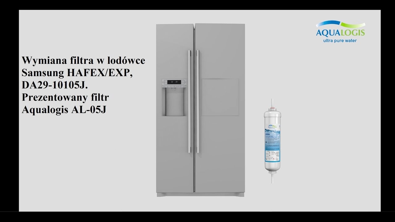 Jak Wymienić Filtr Wody w Lodówce Side By Side, Zewnętrzny na Wężyku Filtr AL-05J