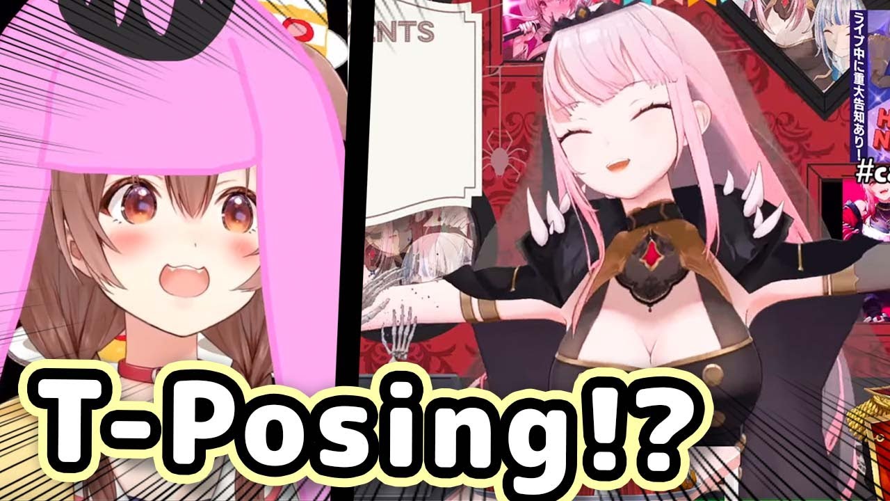 Korone Makes Calliope T-Pose With Her Adorable Message 【ENG Sub/Hololive】