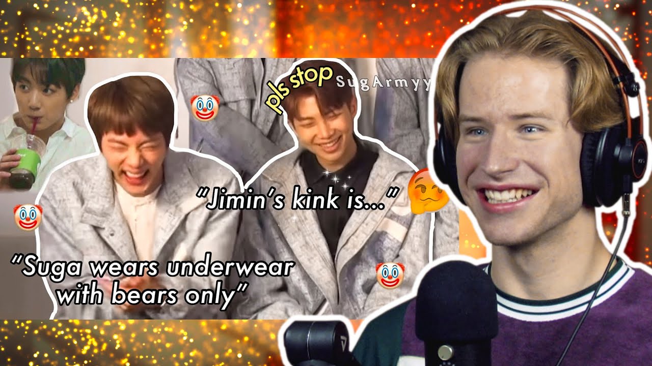 HONEST REACTION to BTS spilling tea about each other non-stop