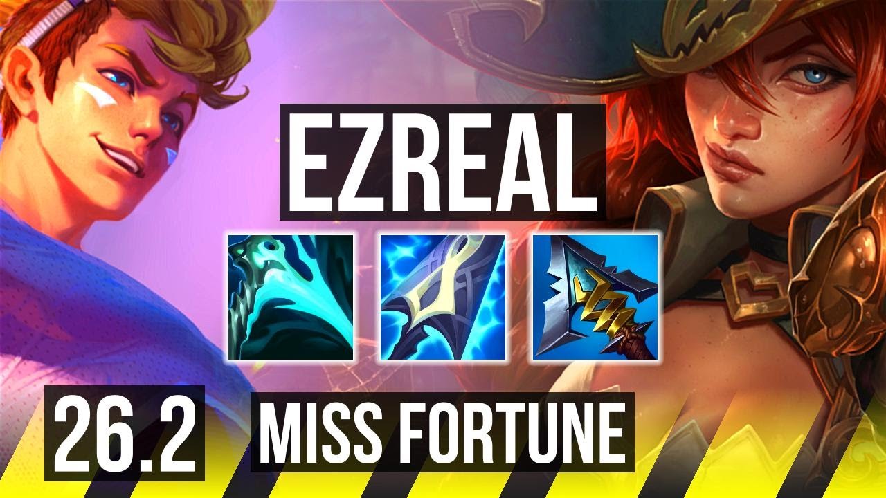 EZREAL & Zyra vs MISS FORTUNE & Rell (ADC) | KR Master | 26.2