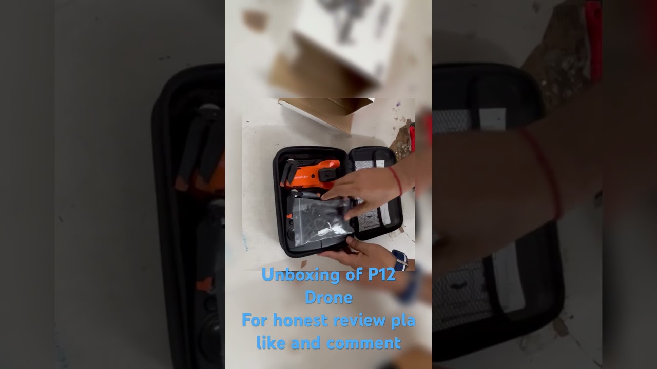 Unboxing of P12 Pro Drone for honest review pls comment #fpvdrone #djifpv #fpvquad