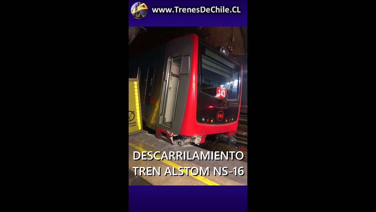 Descarrilamiento de tren ALSTOM NS-16 😮
