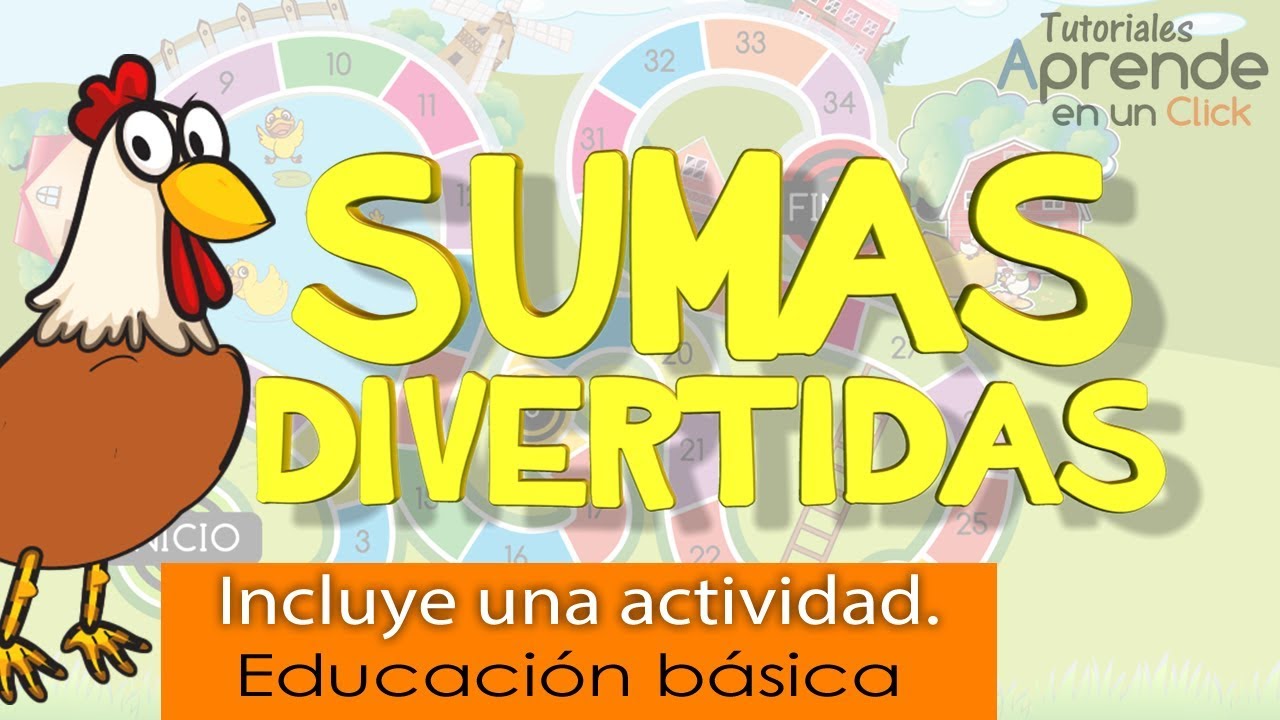 Sumas Divertidas a través de un juego para niños de primaria. Aprende en casa