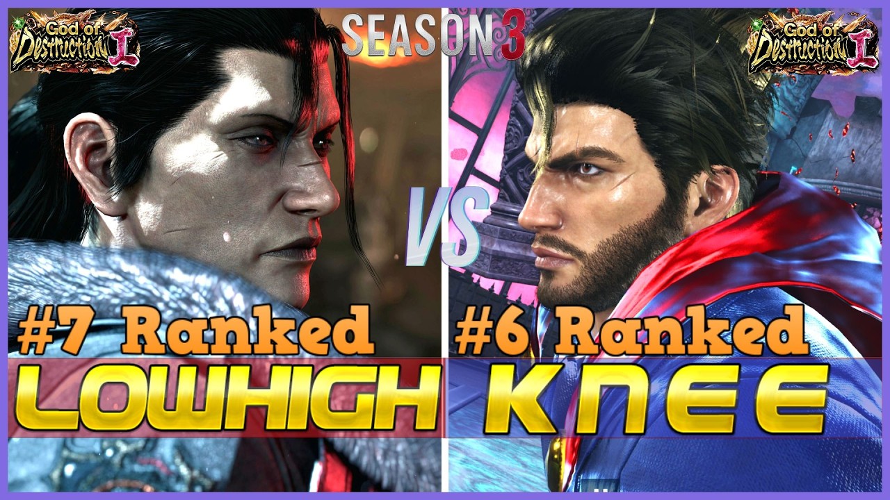 T8 S3 ▰ KNEE (#6 Ranked Shaheen) Vs LOWHIGH (#7 Ranked Dragunov) ▰ Tekken 8 High Level Gameplay