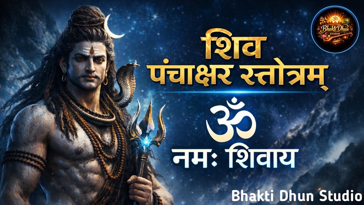 शिव पंचाक्षर स्तोत्रम् | Shiv Panchakshar Stotram | ॐ नमः शिवाय | Powerful Shiva Mantra