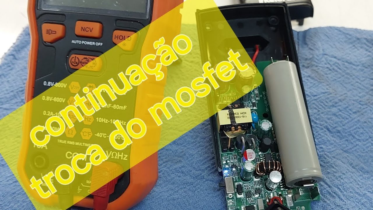 Continuação do reparo... Substituição do mosfet 4447A da fonte nobreak Iltelbras
