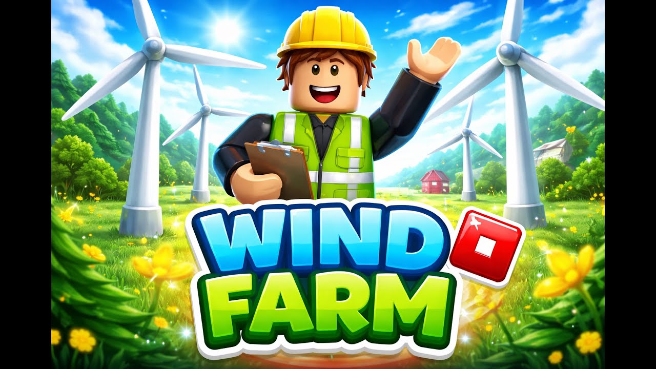 I played my wind farm in Roblox