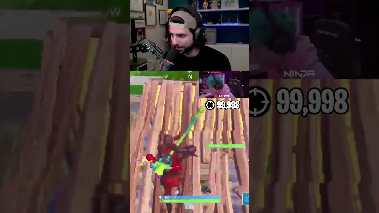 Ninja's 100,000th Fortnite Kill