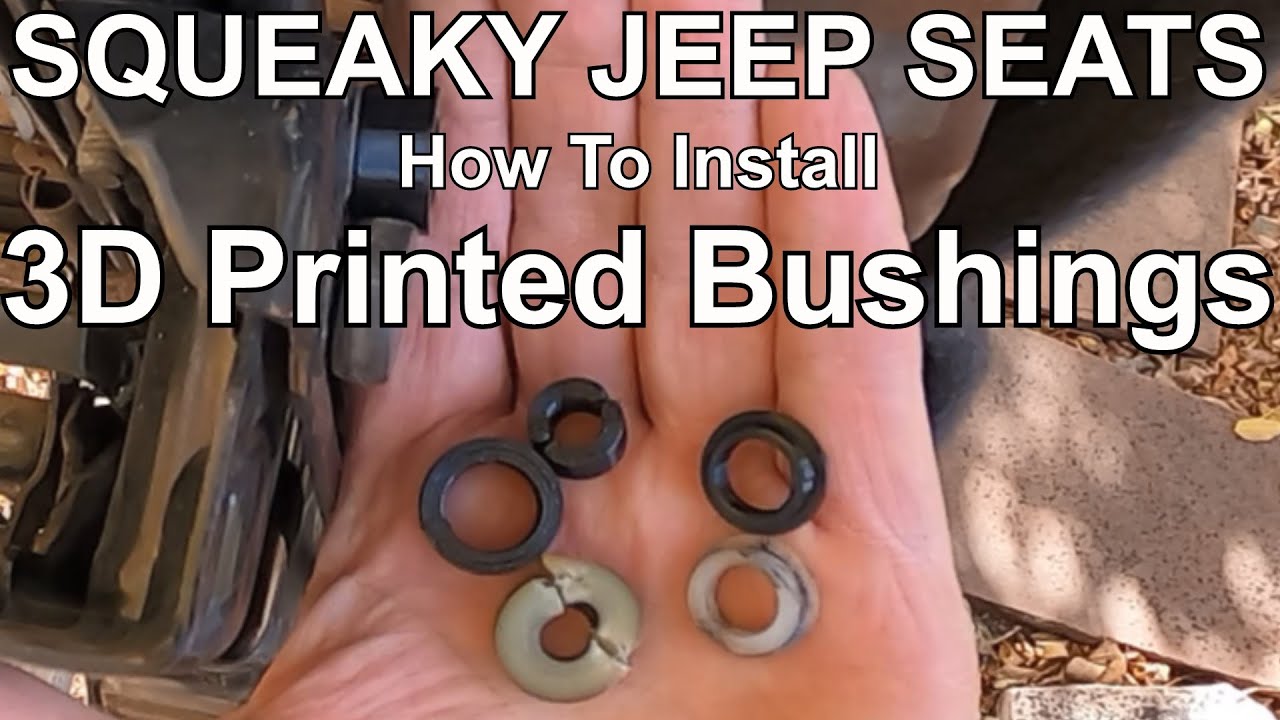 How To Install Stable Seat Seat Bushings Jeep TJ LJ Fix Noise Rattle Squeak Wrangler